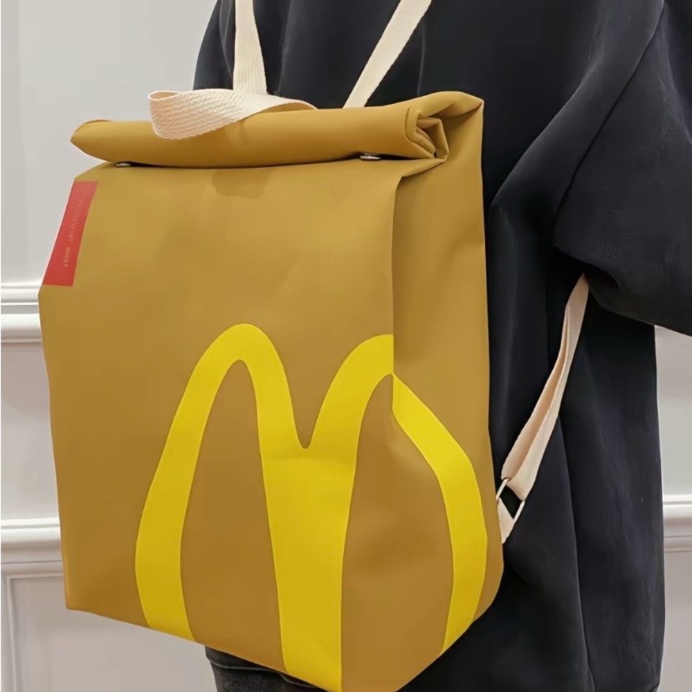 NEW McDonald's Funny Backpack with Fries Plush Keychain. - Picture 5 of 8